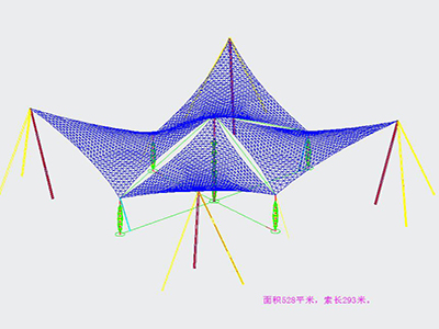 充气膜公司,步行街膜结构
