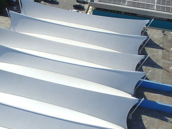 展览中心膜结构,工业设施膜结构,钢结构工程