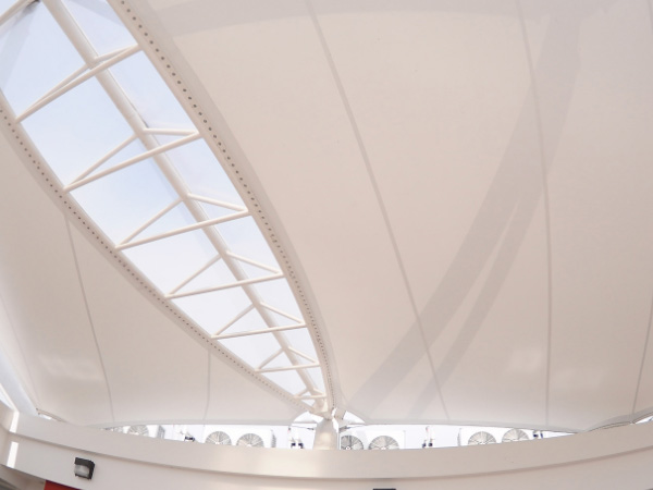 高速收费站出入口膜结构,膜结构遮阳伞,充气膜